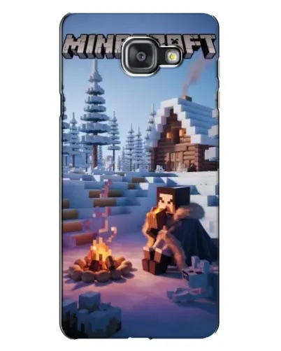 Чехол для Samsung Galaxy A7 2016 (A7100, A710F) с картинкой «Зимний Minecraft» Чехол для Samsung Galaxy A7 2016 (A7100, A710F) с картинкой «Зимний Minecraft»