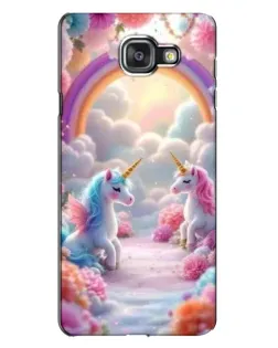 Чохол для Samsung Galaxy A7 2016 (A7100, A710F) з картинкою «Веселка і єдинороги» Чохол для Samsung Galaxy A7 2016 (A7100, A710F) з картинкою «Веселка і єдинороги»