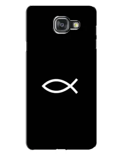 Чехол для Samsung Galaxy A7 2016 (A7100, A710F) с картинкой «Символ рыбы Jesus»