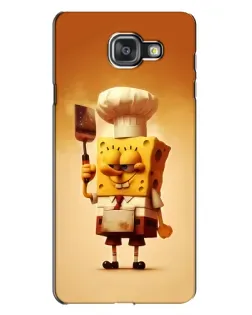Чехол для Samsung Galaxy A7 2016 (A7100, A710F) с картинкой «Губка Боб повар»