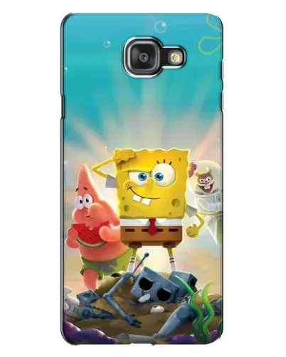 Чехол для Samsung Galaxy A7 2016 (A7100, A710F) с картинкой «Спанч Боб победитель»