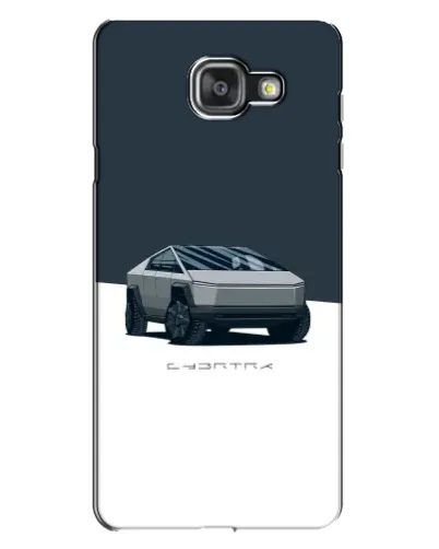 Чехол для Samsung Galaxy A7 2016 (A7100, A710F) с картинкой «Серебристый Cybertruck Tesla» Чехол для Samsung Galaxy A7 2016 (A7100, A710F) с картинкой «Серебристый Cybertruck Tesla»
