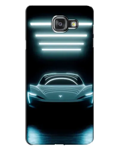 Чехол для Samsung Galaxy A7 2016 (A7100, A710F) с картинкой «Tesla в неоне» Чехол для Samsung Galaxy A7 2016 (A7100, A710F) с картинкой «Tesla в неоне»