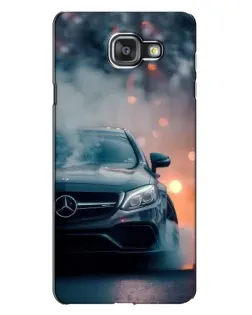 Чехол для Samsung Galaxy A7 2016 (A7100, A710F) с картинкой «Mercedes — ночной город»