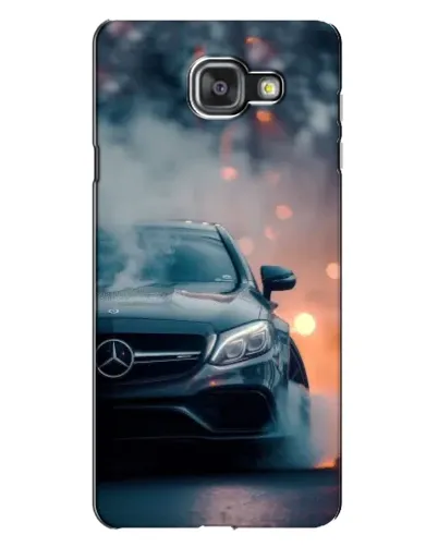 Чехол для Samsung Galaxy A7 2016 (A7100, A710F) с картинкой «Mercedes — ночной город»