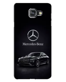 Чехол для Samsung Galaxy A7 2016 (A7100, A710F) с картинкой «Mercedes — решетка радиатора»