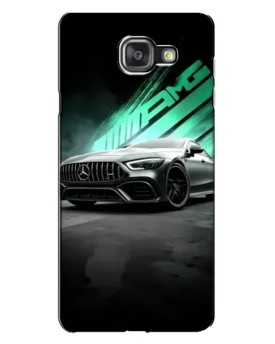 Чехол для Samsung Galaxy A7 2016 (A7100, A710F) с картинкой «Темный Mercedes AMG»