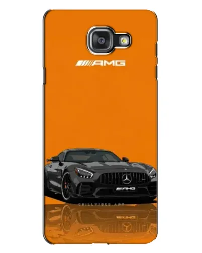 Чехол для Samsung Galaxy A7 2016 (A7100, A710F) с картинкой «Оранжевый Mercedes AMG»