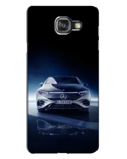 Чехол для Samsung Galaxy A7 2016 (A7100, A710F) с картинкой «Ночной Mercedes EQ»