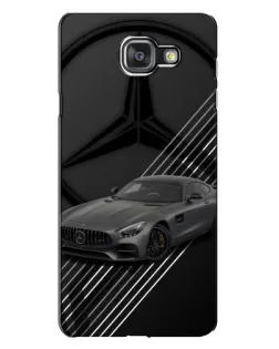 Чехол для Samsung Galaxy A7 2016 (A7100, A710F) с картинкой «Mercedes AMG — графика»