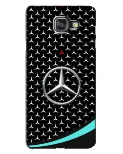 Чехол для Samsung Galaxy A7 2016 (A7100, A710F) с картинкой «Mercedes — бирюзовый акцент»
