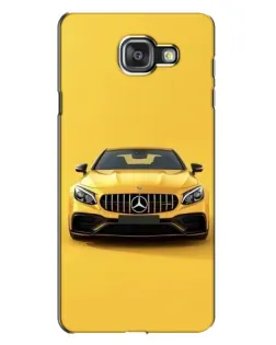 Чехол для Samsung Galaxy A7 2016 (A7100, A710F) с картинкой «Желтый Mercedes GT»