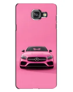 Чехол для Samsung Galaxy A7 2016 (A7100, A710F) с картинкой «Розовый Mercedes AMG»