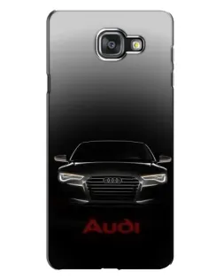 Чехол для Samsung Galaxy A7 2016 (A7100, A710F) с картинкой «Audi — градиентный контур»