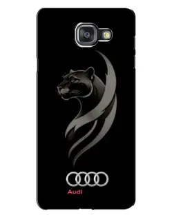 Чехол для Samsung Galaxy A7 2016 (A7100, A710F) с картинкой «Графика — пантера и Audi»