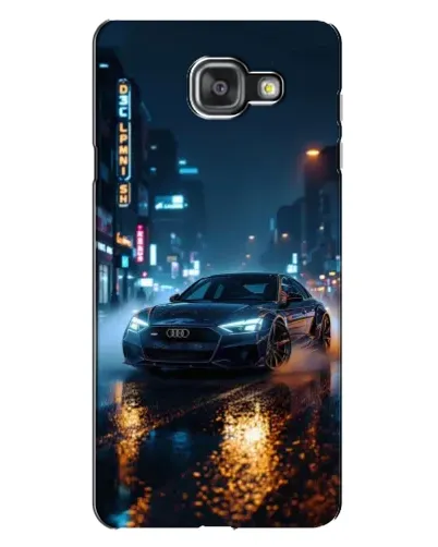 Чехол для Samsung Galaxy A7 2016 (A7100, A710F) с картинкой «Ночной город и Audi» Чехол для Samsung Galaxy A7 2016 (A7100, A710F) с картинкой «Ночной город и Audi»