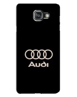 Чехол для Samsung Galaxy A7 2016 (A7100, A710F) с картинкой «Audi — золотой логотип»