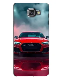 Чехол для Samsung Galaxy A7 2016 (A7100, A710F) с картинкой «Audi RS — красный стиль»