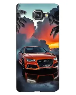 Чехол для Samsung Galaxy A7 2016 (A7100, A710F) с картинкой «Audi — закат»