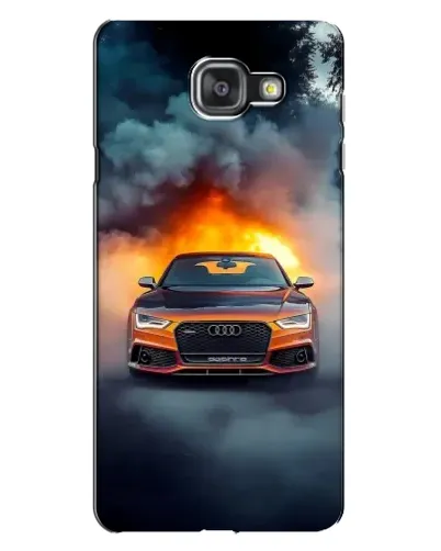 Чехол для Samsung Galaxy A7 2016 (A7100, A710F) с картинкой «Audi в огненном дыму» Чехол для Samsung Galaxy A7 2016 (A7100, A710F) с картинкой «Audi в огненном дыму»