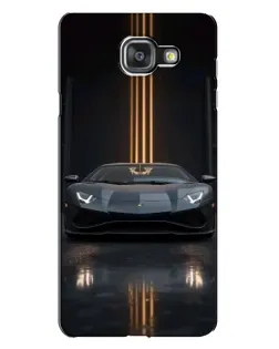Чехол для Samsung Galaxy A7 2016 (A7100, A710F) с картинкой «Lamborghini золотые линии» Чехол для Samsung Galaxy A7 2016 (A7100, A710F) с картинкой «Lamborghini золотые линии»