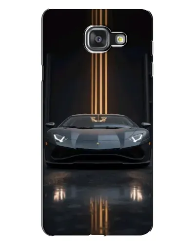 Чехол для Samsung Galaxy A7 2016 (A7100, A710F) с картинкой «Lamborghini золотые линии» Чехол для Samsung Galaxy A7 2016 (A7100, A710F) с картинкой «Lamborghini золотые линии»