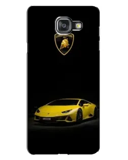 Чехол для Samsung Galaxy A7 2016 (A7100, A710F) с картинкой «Lamborghini желтый акцент» Чехол для Samsung Galaxy A7 2016 (A7100, A710F) с картинкой «Lamborghini желтый акцент»