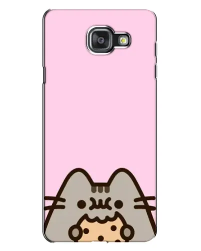 Чехол для Samsung Galaxy A7 2016 (A7100, A710F) с картинкой «Pusheen и печенье»
