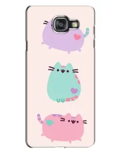 Чохол для Samsung Galaxy A7 2016 (A7100, A710F) з картинкою «Pusheen тріо» Чохол для Samsung Galaxy A7 2016 (A7100, A710F) з картинкою «Pusheen тріо»