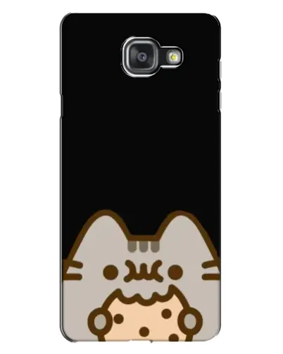Чехол для Samsung Galaxy A7 2016 (A7100, A710F) с картинкой «Пушин на черном»
