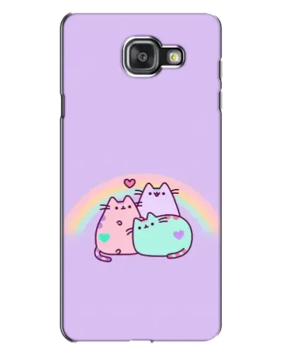 Чехол для Samsung Galaxy A7 2016 (A7100, A710F) с картинкой «Радужные Пушины»