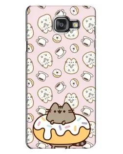 Чехол для Samsung Galaxy A7 2016 (A7100, A710F) с картинкой «Пушин на пончике» Чехол для Samsung Galaxy A7 2016 (A7100, A710F) с картинкой «Пушин на пончике»