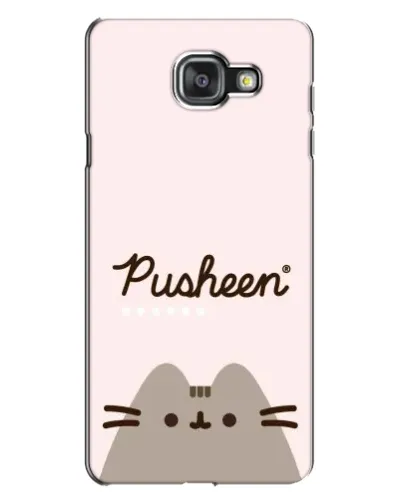 Чехол для Samsung Galaxy A7 2016 (A7100, A710F) с картинкой «Pusheen логотип»