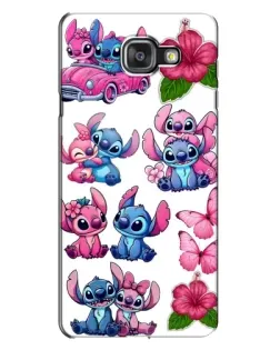 Чехол для Samsung Galaxy A7 2016 (A7100, A710F) с картинкой «Стикеры Stitch и Angel» Чехол для Samsung Galaxy A7 2016 (A7100, A710F) с картинкой «Стикеры Stitch и Angel»