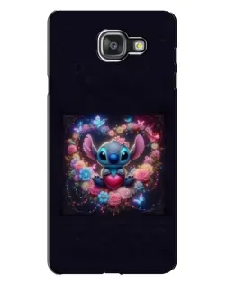 Чехол для Samsung Galaxy A7 2016 (A7100, A710F) с картинкой «Stitch в цветах» Чехол для Samsung Galaxy A7 2016 (A7100, A710F) с картинкой «Stitch в цветах»