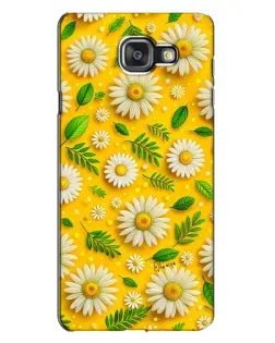 Чехол для Samsung Galaxy A7 2016 (A7100, A710F) с картинкой «Ромашковое солнце»