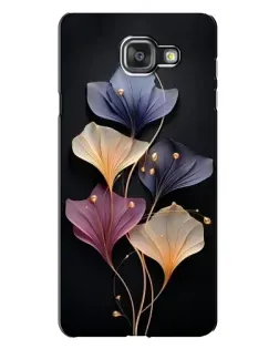 Чехол для Samsung Galaxy A7 2016 (A7100, A710F) с картинкой «Лиловые цветы грации»
