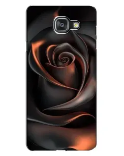 Чехол для Samsung Galaxy A7 2016 (A7100, A710F) с картинкой «Шелковая черная роза»