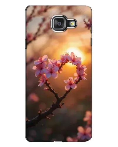 Чохол для Samsung Galaxy A7 2016 (A7100, A710F) з картинкою «Рожевий цвіт сердечко на тлі заходу» Чохол для Samsung Galaxy A7 2016 (A7100, A710F) з картинкою «Рожевий цвіт сердечко на тлі заходу»