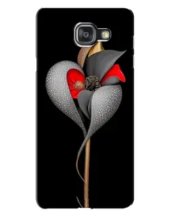 Чехол для Samsung Galaxy A7 2016 (A7100, A710F) с картинкой «Серебряный фантазийный цветок»