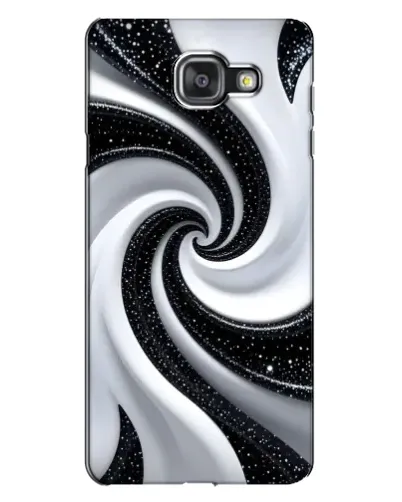 Чехол для Samsung Galaxy A7 2016 (A7100, A710F) с картинкой «Черно-белая спираль» Чехол для Samsung Galaxy A7 2016 (A7100, A710F) с картинкой «Черно-белая спираль»