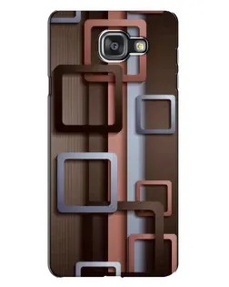 Чохол для Samsung Galaxy A7 2016 (A7100, A710F) з картинкою «Коричневі об'ємні квадрати» Чохол для Samsung Galaxy A7 2016 (A7100, A710F) з картинкою «Коричневі об'ємні квадрати»