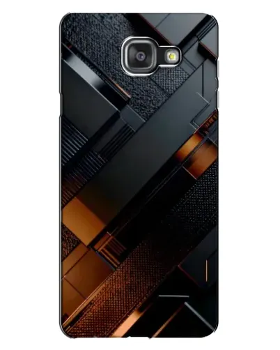 Чехол для Samsung Galaxy A7 2016 (A7100, A710F) с картинкой «Черные геометрические блоки» Чехол для Samsung Galaxy A7 2016 (A7100, A710F) с картинкой «Черные геометрические блоки»