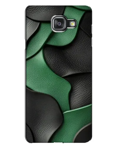 Чехол для Samsung Galaxy A7 2016 (A7100, A710F) с картинкой «Зеленые кожаные волны» Чехол для Samsung Galaxy A7 2016 (A7100, A710F) с картинкой «Зеленые кожаные волны»