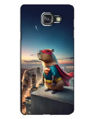Чехол для Samsung Galaxy A7 2016 (A7100, A710F) с картинкой «Капи-мен супергерой» Чехол для Samsung Galaxy A7 2016 (A7100, A710F) с картинкой «Капи-мен супергерой»