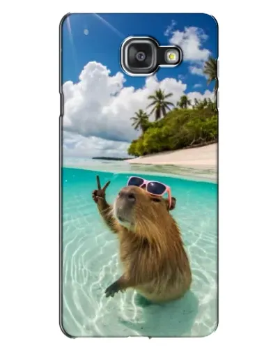 Чехол для Samsung Galaxy A7 2016 (A7100, A710F) с картинкой «Капибара на море» Чехол для Samsung Galaxy A7 2016 (A7100, A710F) с картинкой «Капибара на море»