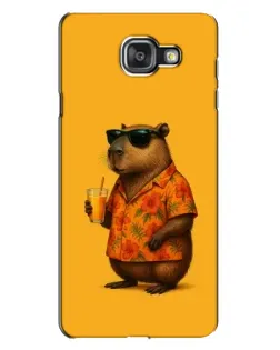 Чехол для Samsung Galaxy A7 2016 (A7100, A710F) с картинкой «Капибара на отдыхе»