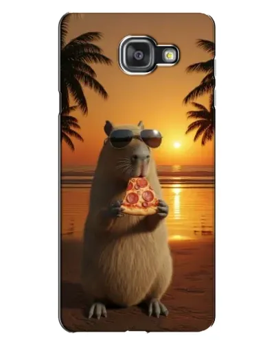 Чехол для Samsung Galaxy A7 2016 (A7100, A710F) с картинкой «Капибара с пиццей» Чехол для Samsung Galaxy A7 2016 (A7100, A710F) с картинкой «Капибара с пиццей»