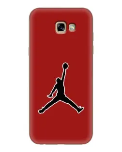 Чехол для Samsung Galaxy A7 2017 (A720, A720F) с картинкой «Jordan Red Back»