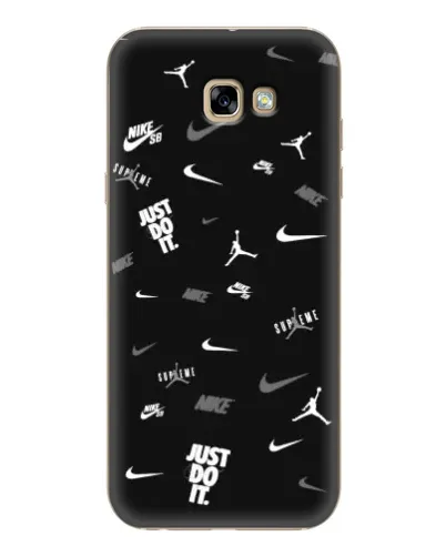 Чехол для Samsung Galaxy A7 2017 (A720, A720F) с картинкой «Nike Black Pattern» Чехол для Samsung Galaxy A7 2017 (A720, A720F) с картинкой «Nike Black Pattern»